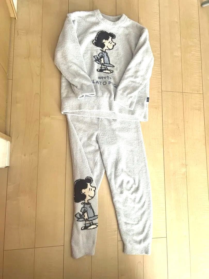 ジェラピケ　SNOOPY ルーシー PEANUTS ルームウェア上下セット