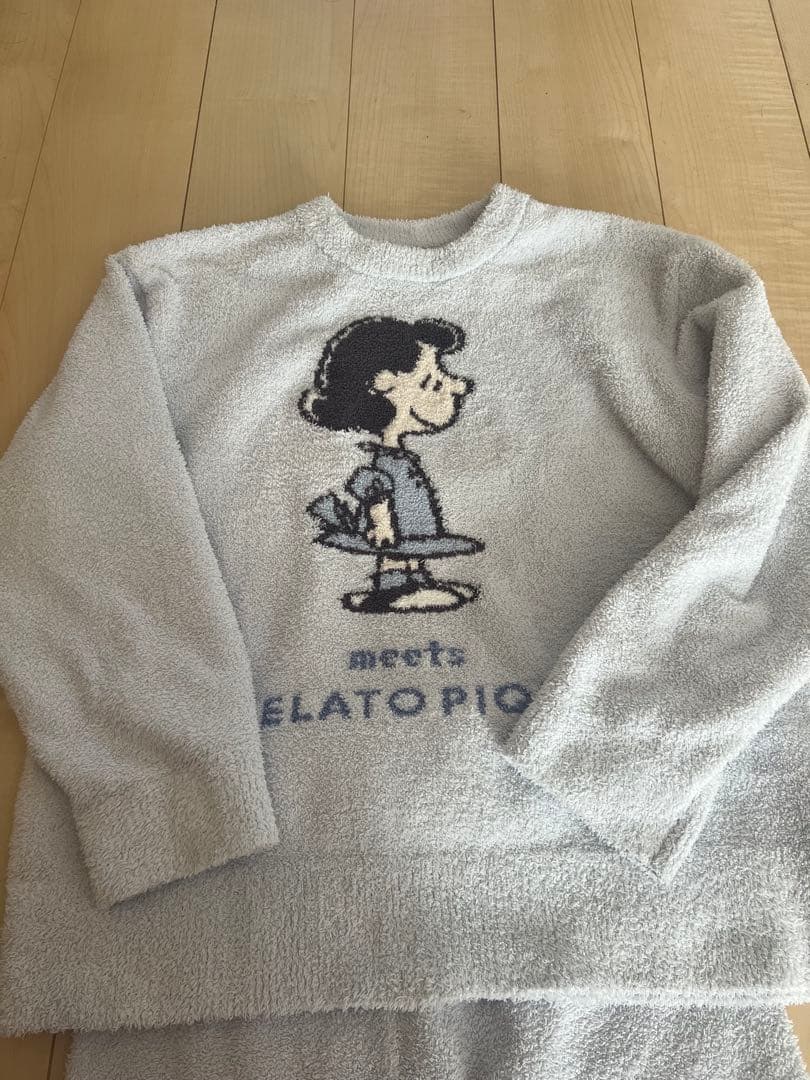 ジェラピケ　SNOOPY ルーシー PEANUTS ルームウェア上下セット