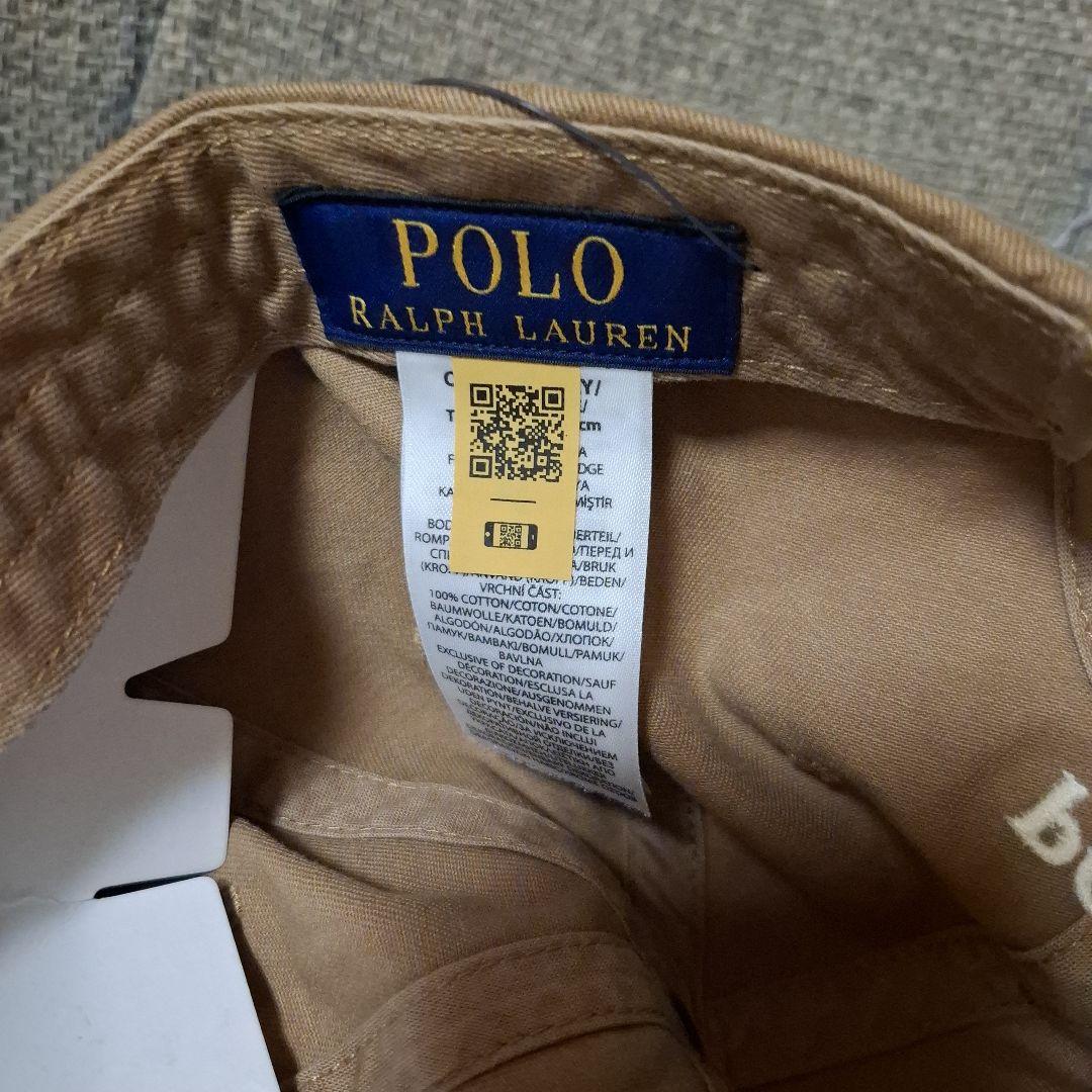 新品未使用 POLO RALPH LAUREN コットンチノ ボールキャップ