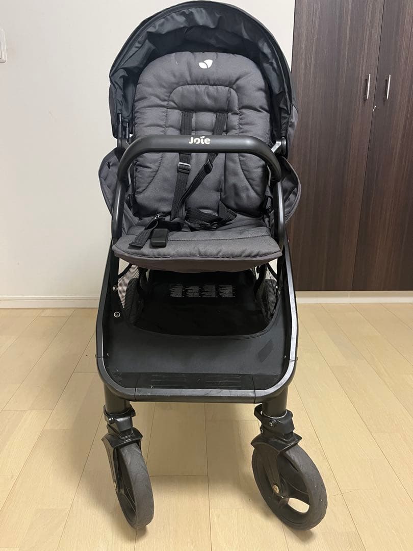 【新品レインカバー付き】ジョイー エヴァライト デュオ グレーフランネル