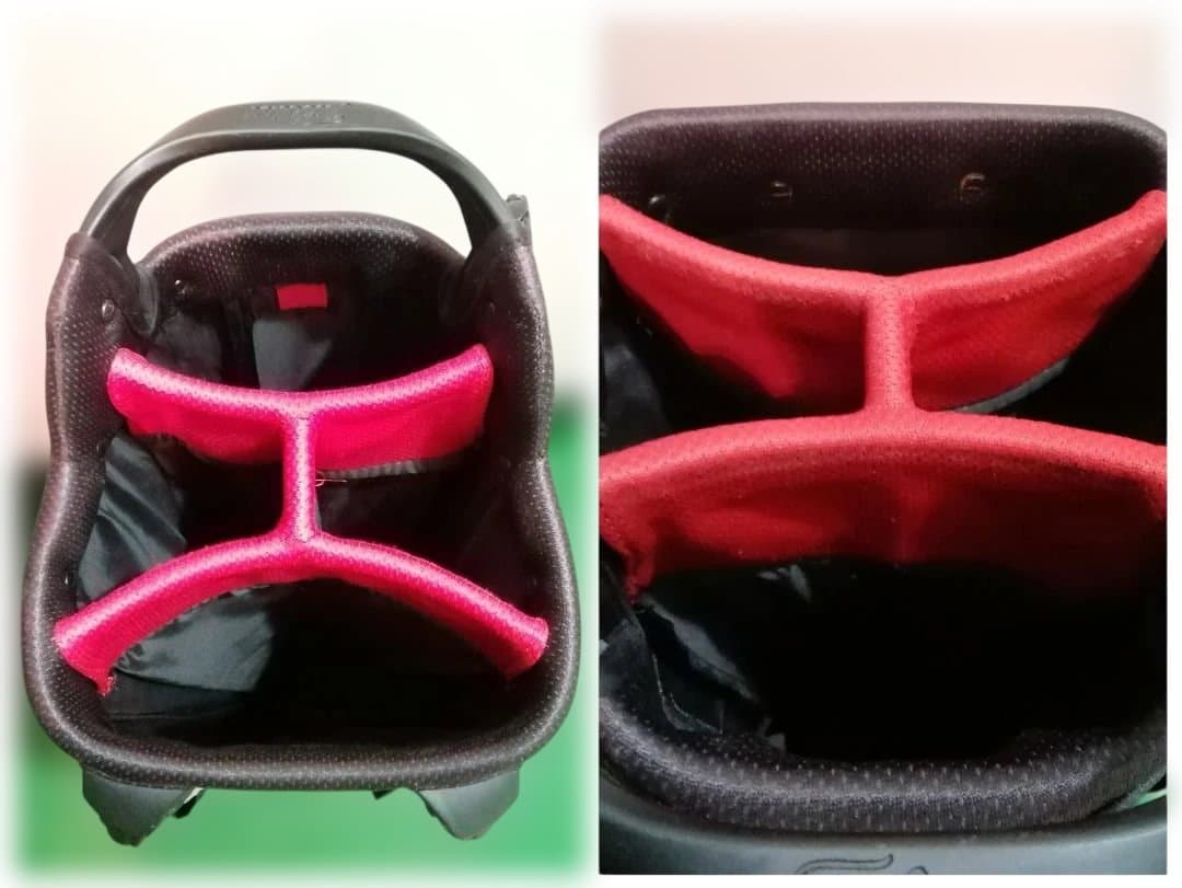 Titleist STADRY キャディバッグ ブラック/ピンク　フードなし