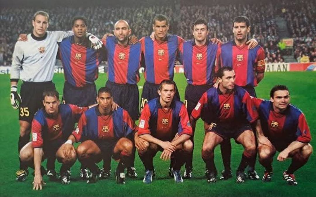 00-01 バルセロナ ホーム ユニフォーム #16 シャビ エルナンデス