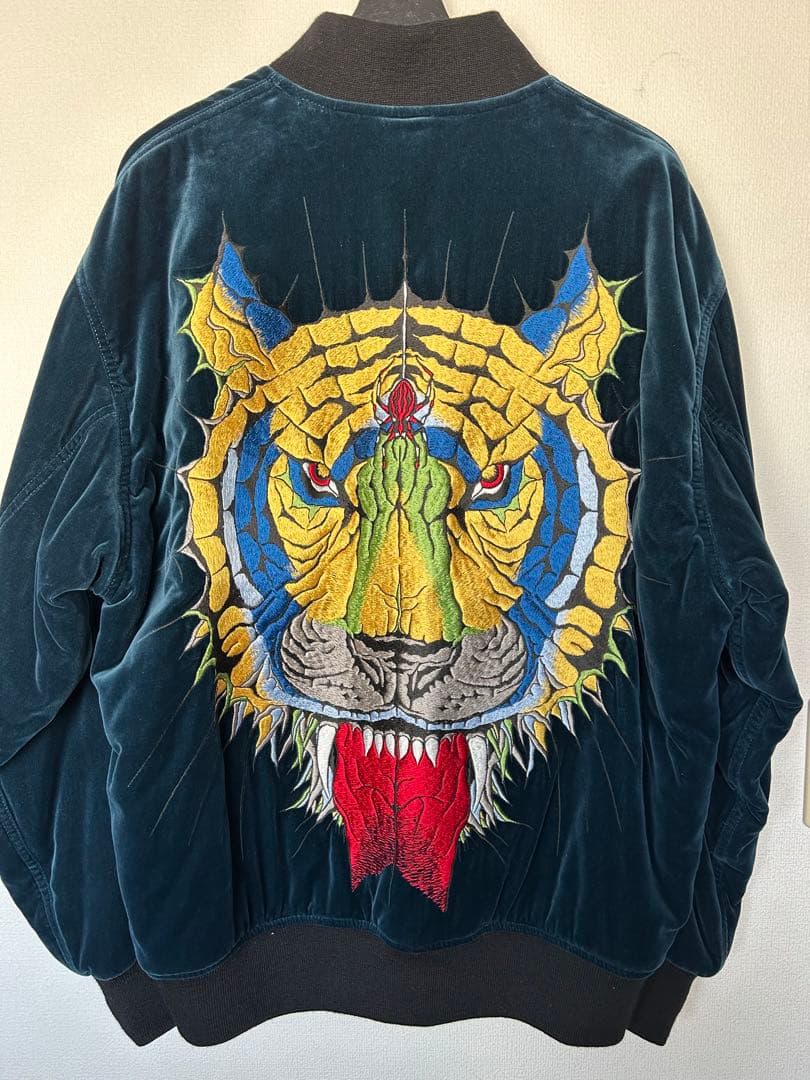 ワコマリア　ウルフズヘッド　ベルベット　ブルゾン　Mサイズ