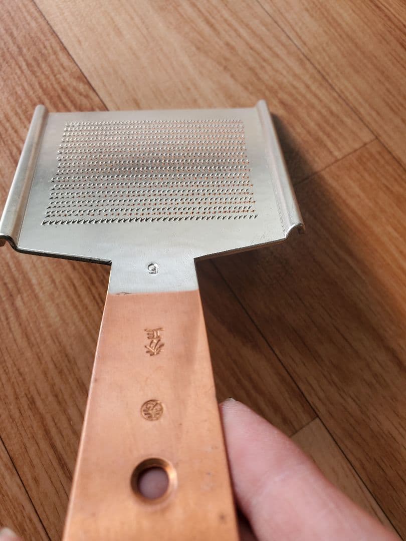 銅おろし器　大根おろし　秀正