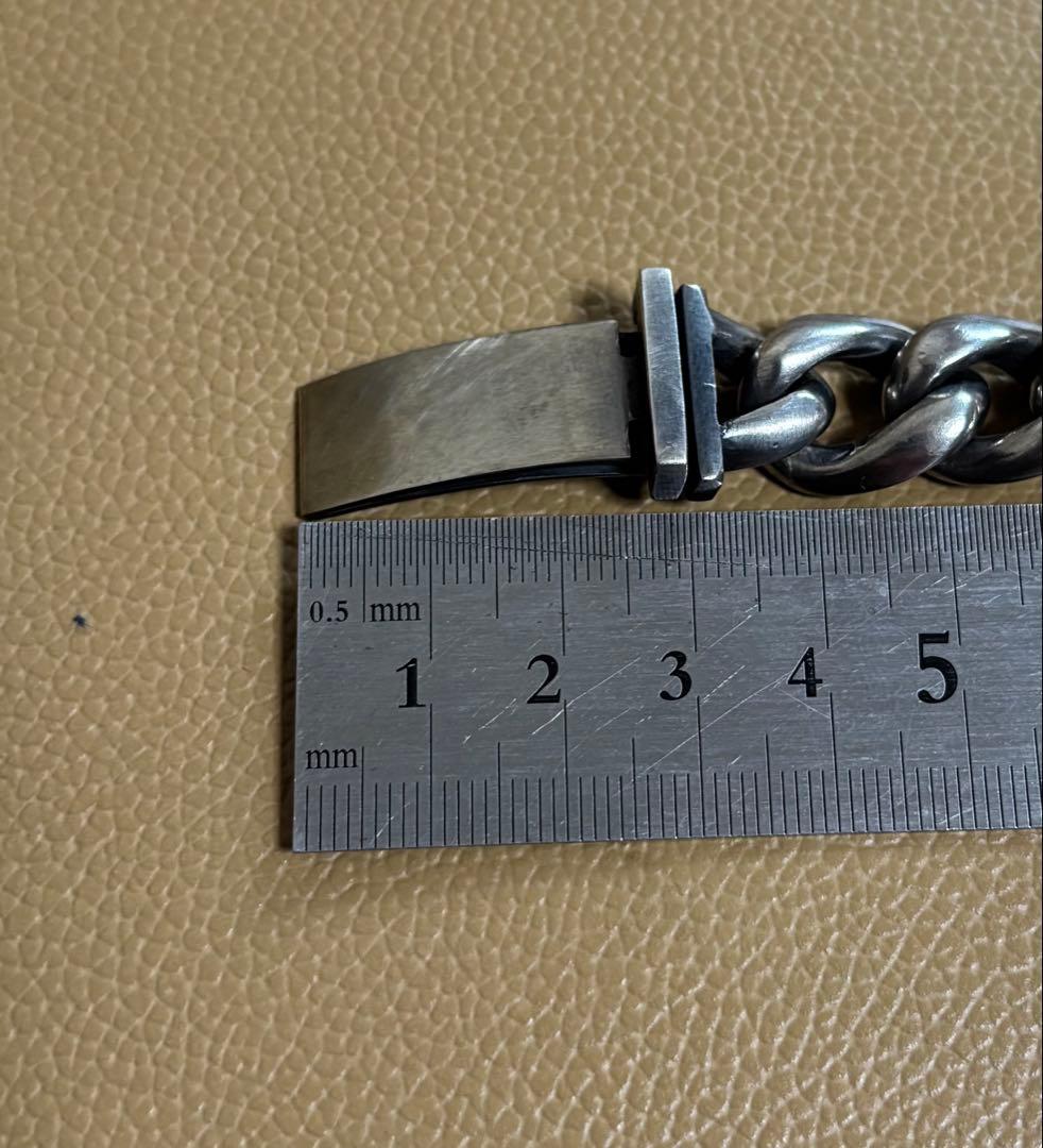 SILVER925ブレスレット925 刻印あり 重量132g 美品 極太