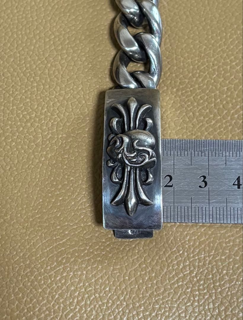 SILVER925ブレスレット925 刻印あり 重量132g 美品 極太