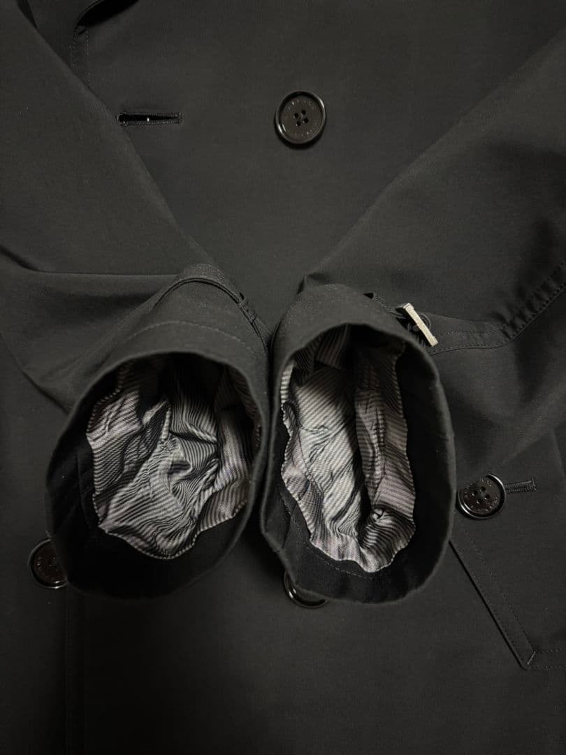 BURBERRY BLACK LABEL トレンチコート ブラック サイズM