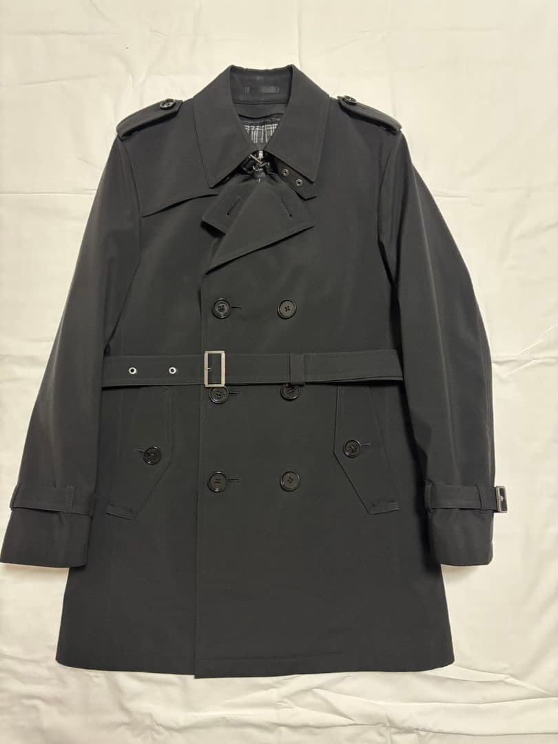 BURBERRY BLACK LABEL トレンチコート ブラック サイズM