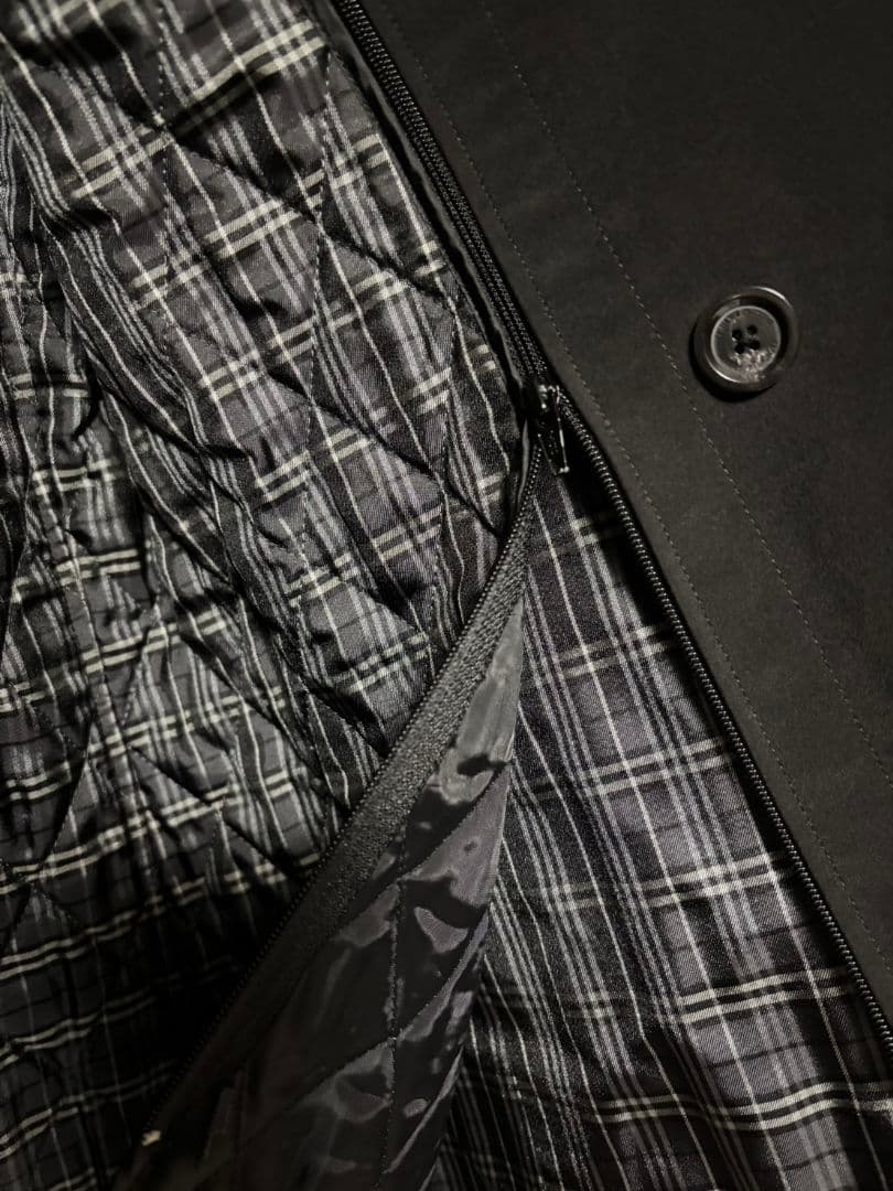 BURBERRY BLACK LABEL トレンチコート ブラック サイズM