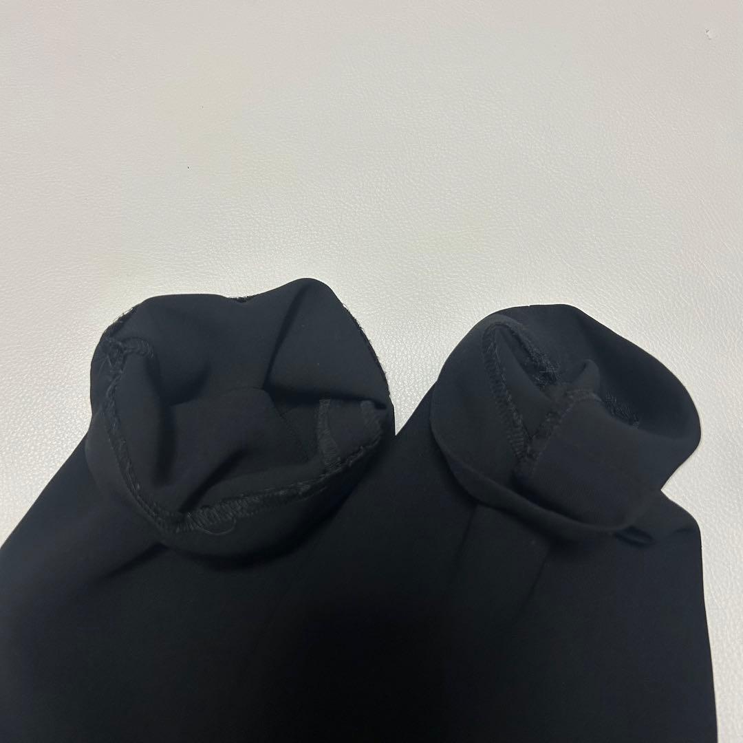 美品✨23区 スーツ セットアップ パンツ ノーカラー ボタンレス ビジネス 黒