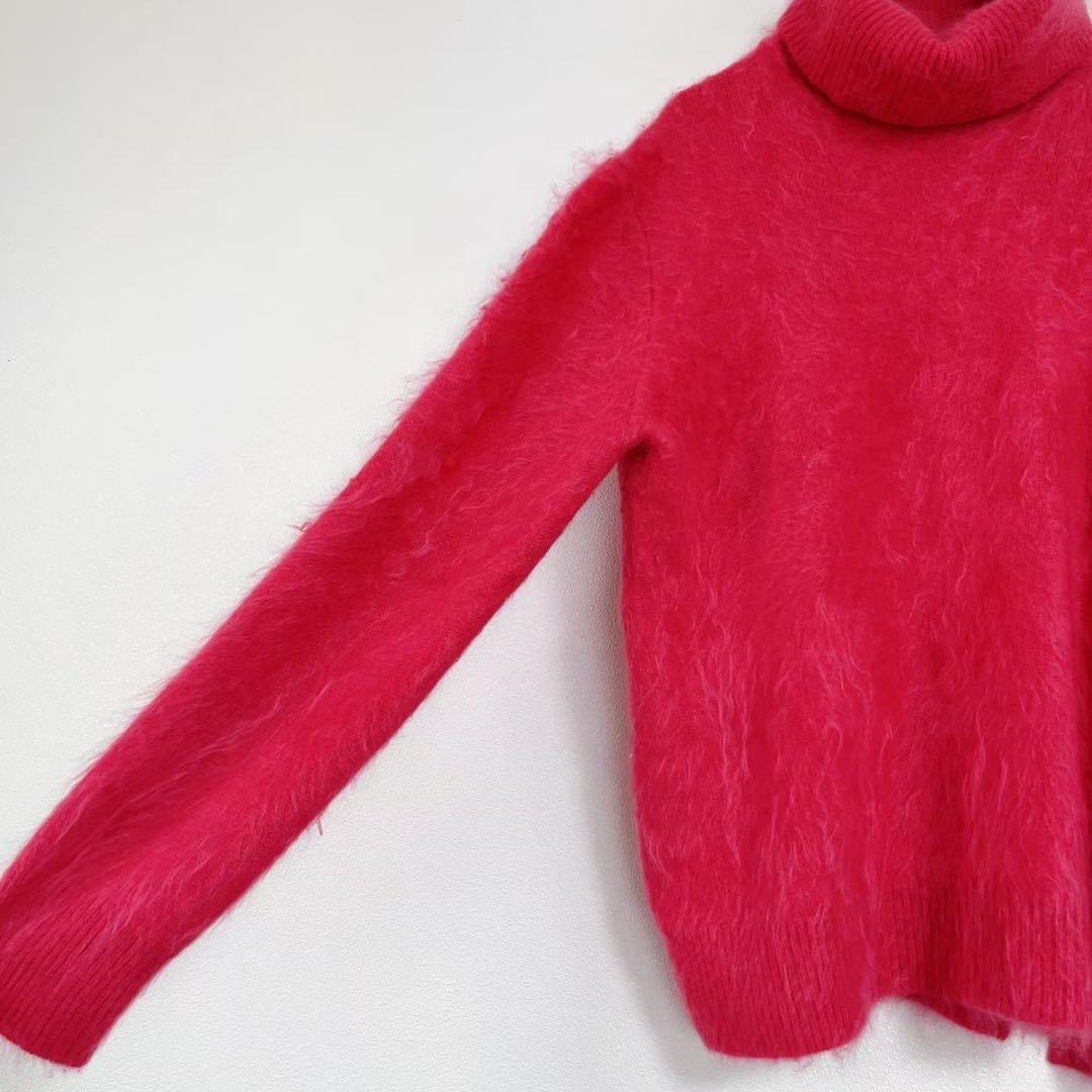 『Drawer』ドゥロワー(1)長袖 ニット セーター 無地 カシミヤ100%