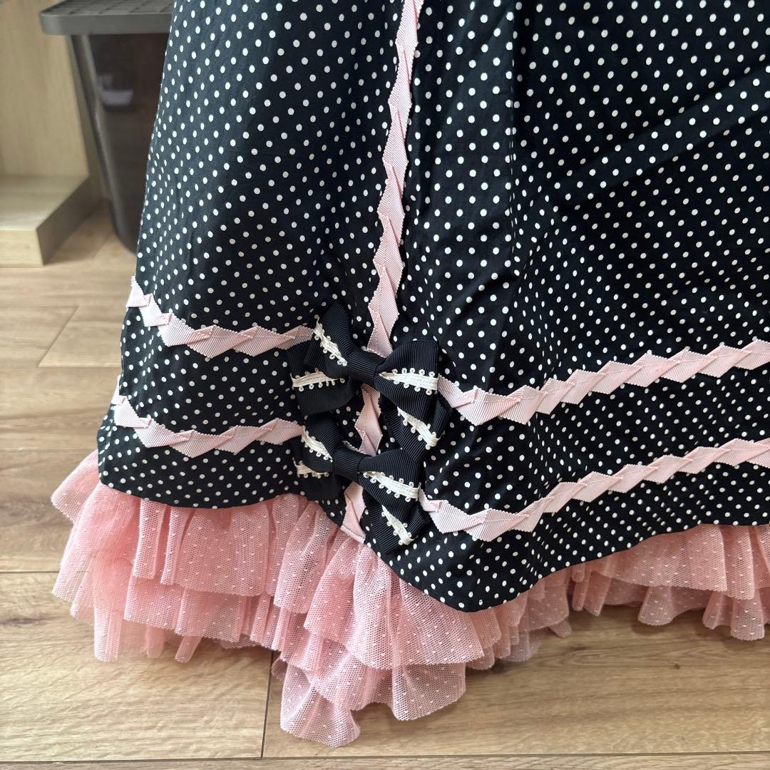 イノセントワールド　フリル水玉スカート