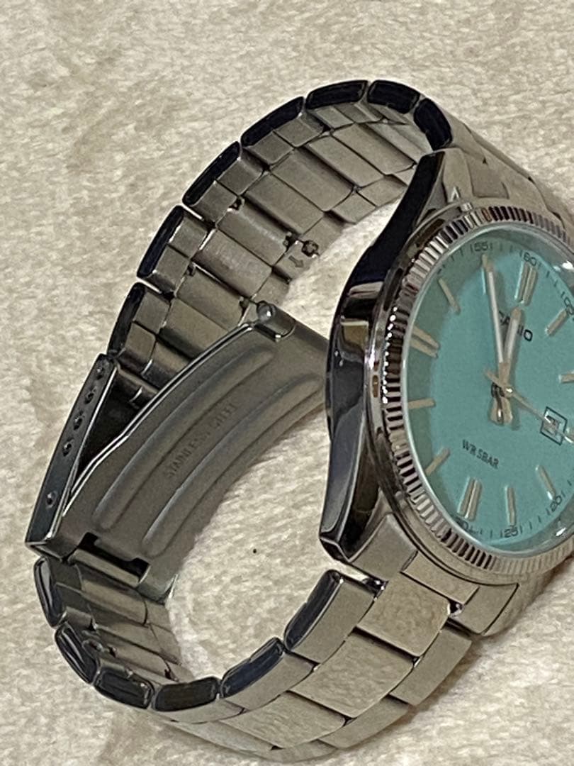 【美品】CASIO MTP-1302D-2A2JF ティファニーブルー