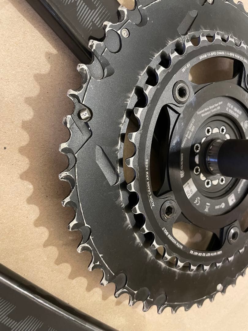 Quarq DZero × SRAM RED eTap クランクセット