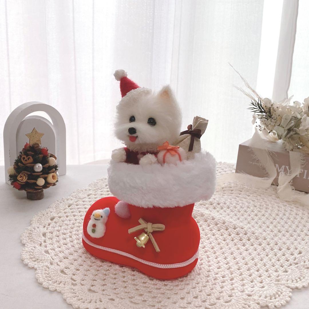 専用ページ　クリスマス作品　羊毛フェルト
