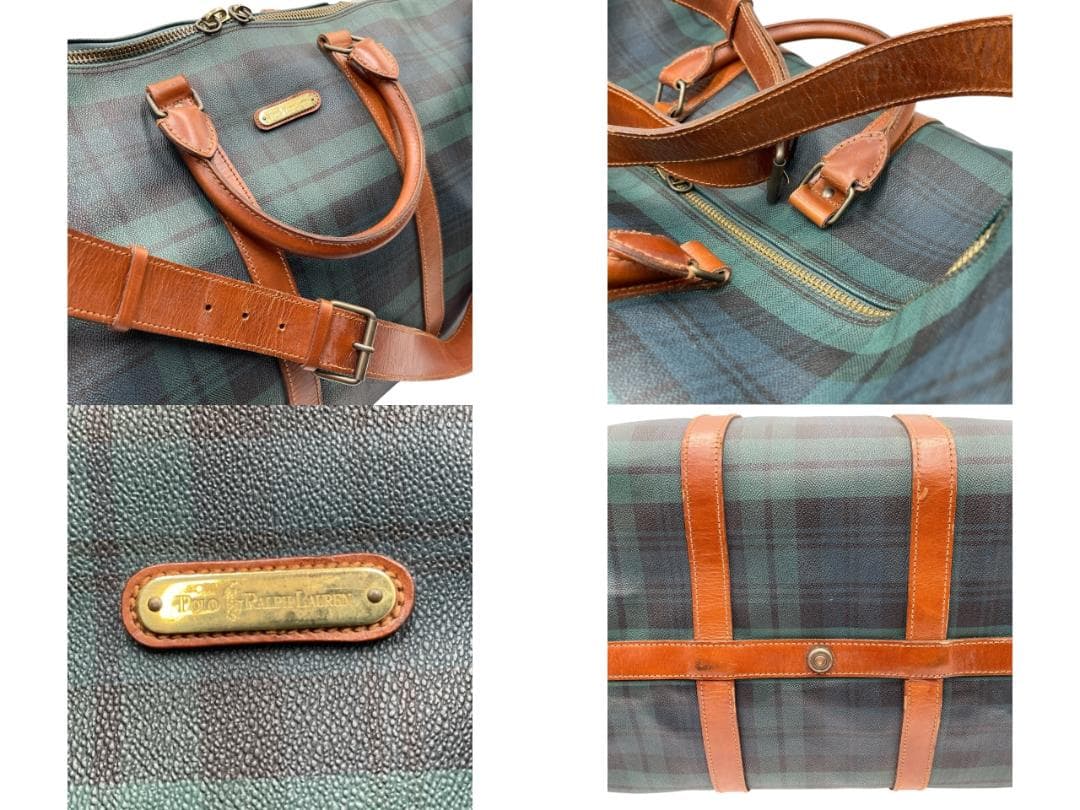 Polo Ralph Lauren ブラックウォッチ 2way ボストンバッグ