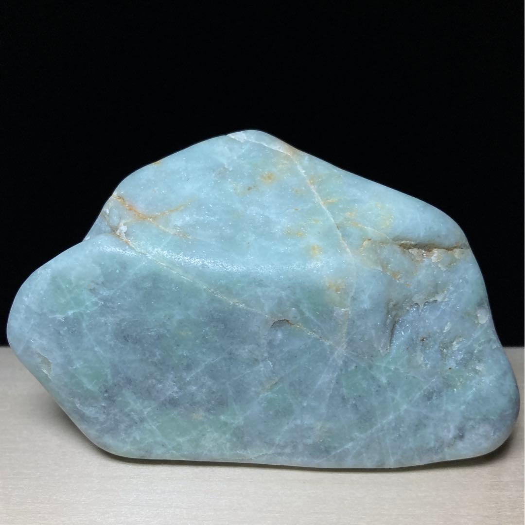 糸魚川翡翠　海中翡翠（大）黒×翠　海石　翡翠輝石　原石　600ｇ
