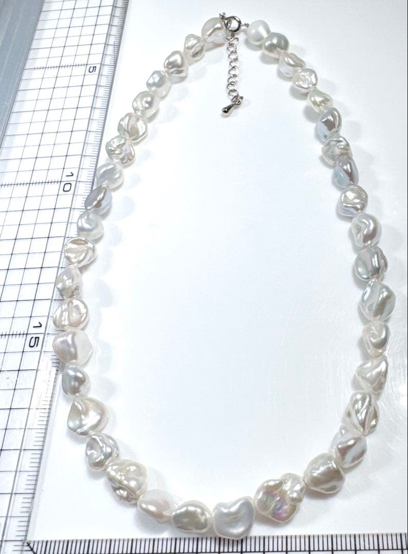 淡水パールネックレスバロック淡水パールネックレスNO25-2273