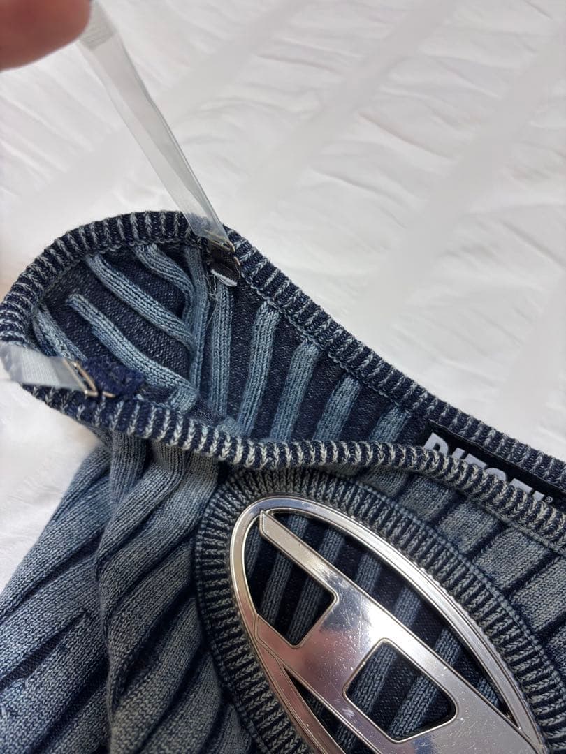 DIESEL ベアトップ　デニム　Sサイズ