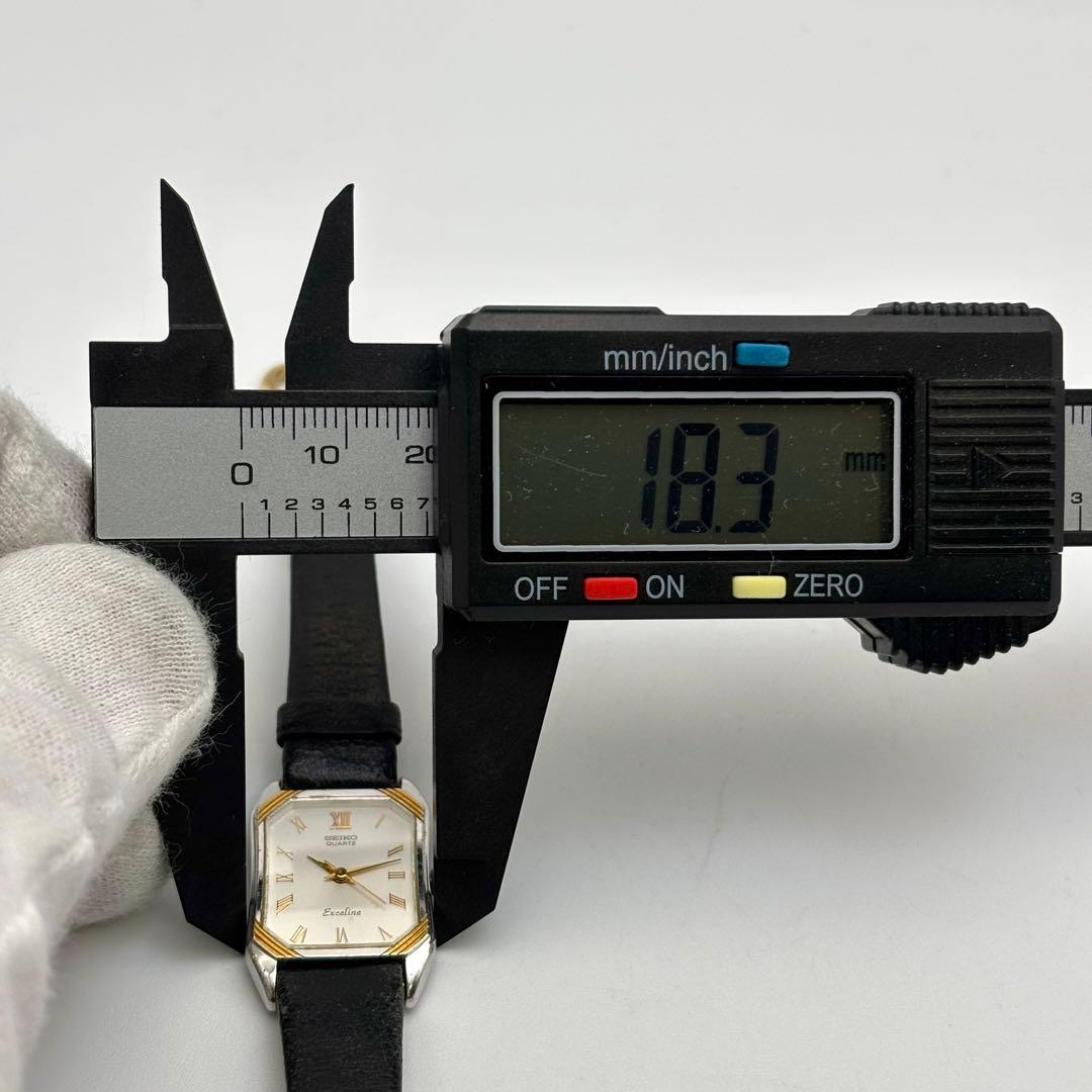 稼働✨SEIKO エクセリーヌ Excelline スクエア 腕時計 レディース