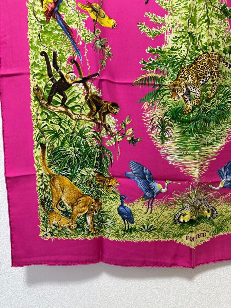 HERMES エルメス スカーフ カレ90 EQUATEUR 赤道直下