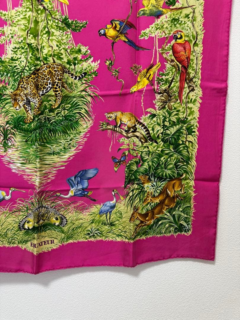 HERMES エルメス スカーフ カレ90 EQUATEUR 赤道直下