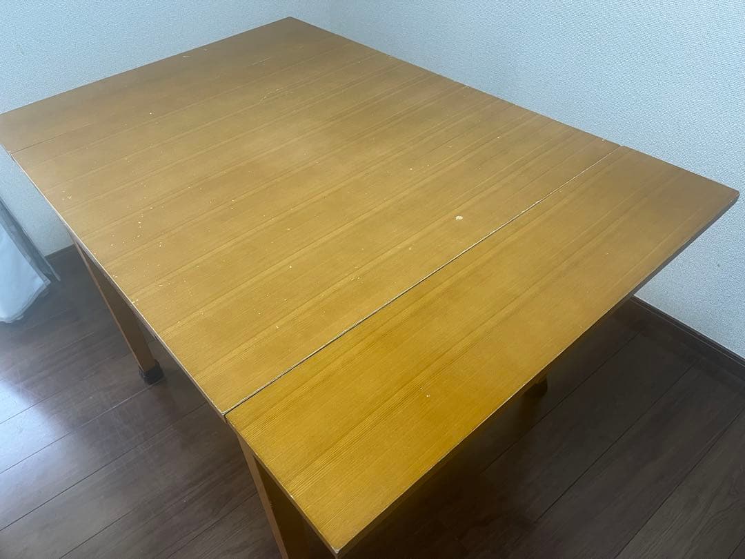 伸長式　エクステンション　ダイニングテーブル