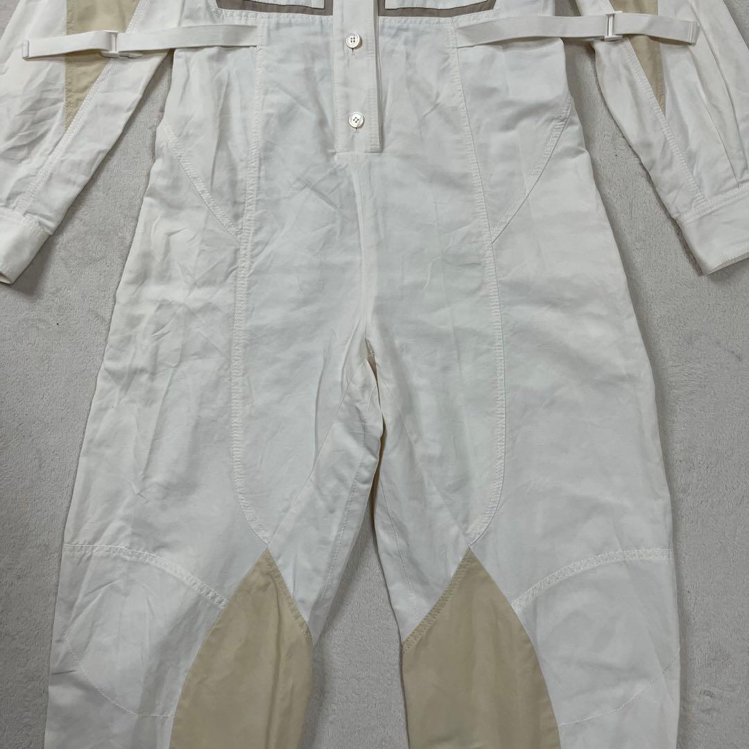 【美品】ステラマッカートニー　オフホワイト×ベージュ サロペット 38