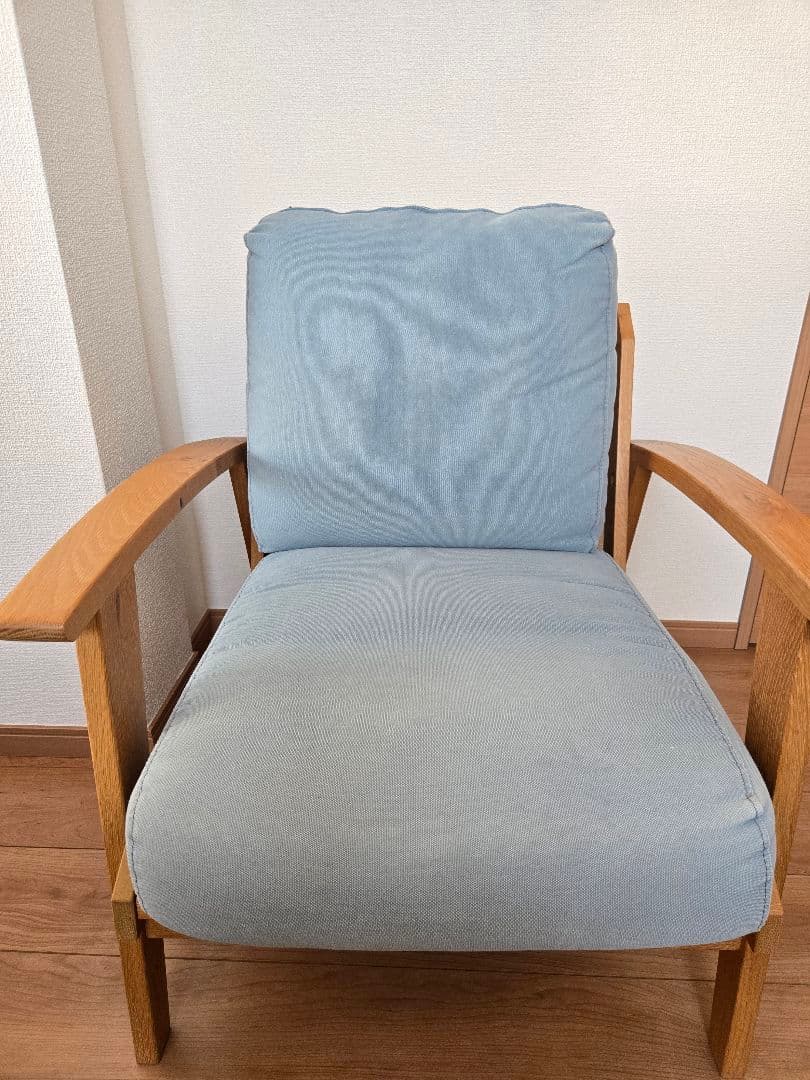 BOTHY Canvas Sofa 1P オーク無垢材　※着払いにて