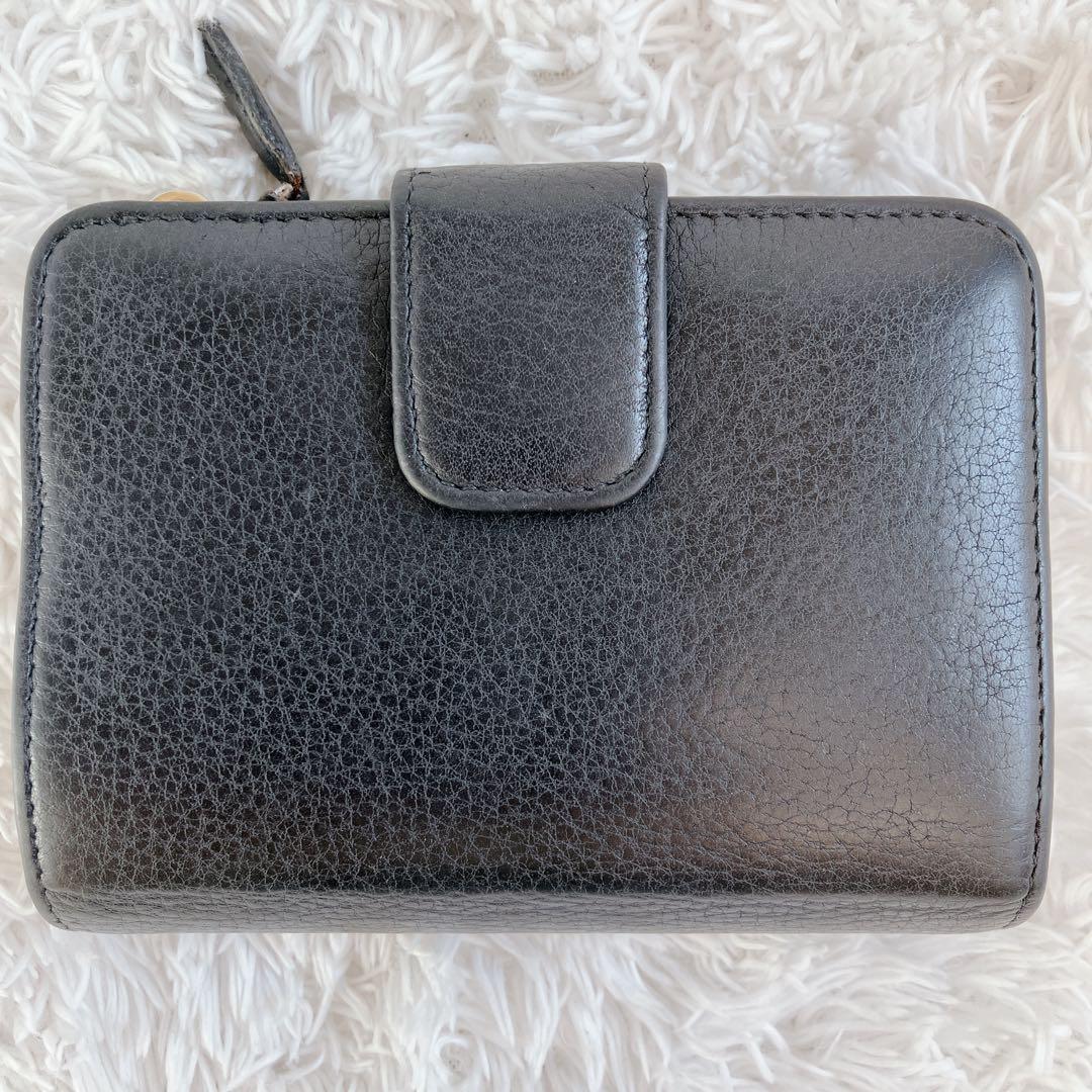 美品✨プラダ 折り財布　ヴィッテログレイン L字ファスナー　バイカラー