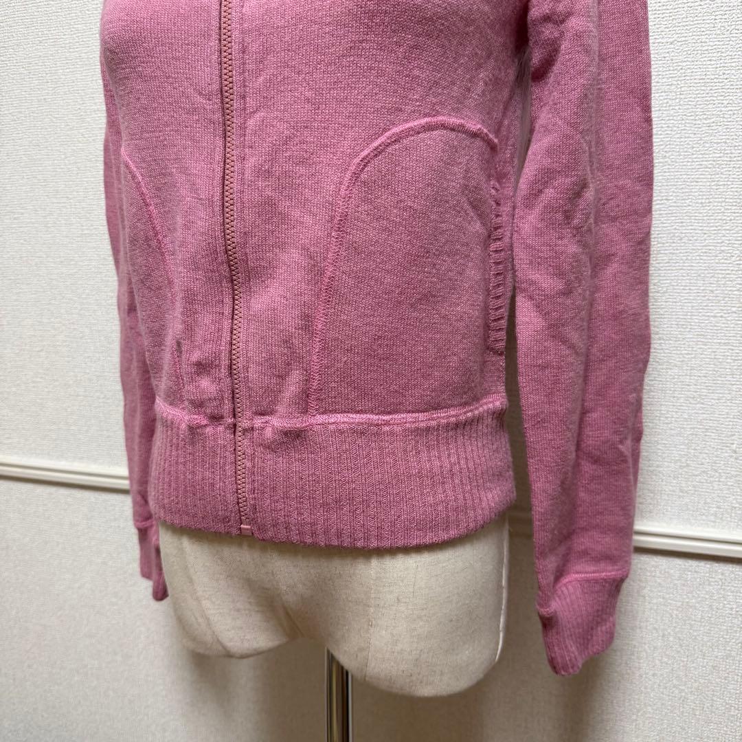 BURBERRY LONDON ピンク　ウールニット38 М フロントジッパー