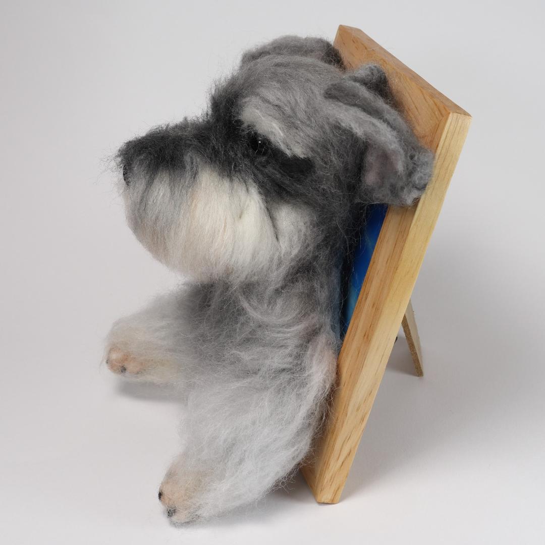 羊毛フェルト　ちょりん様確認用　シュナウザー　犬　 ハンドメイド　オーダー