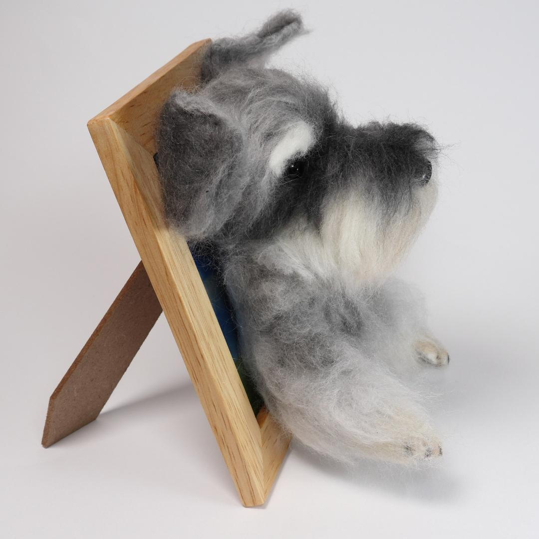 羊毛フェルト　ちょりん様確認用　シュナウザー　犬　 ハンドメイド　オーダー