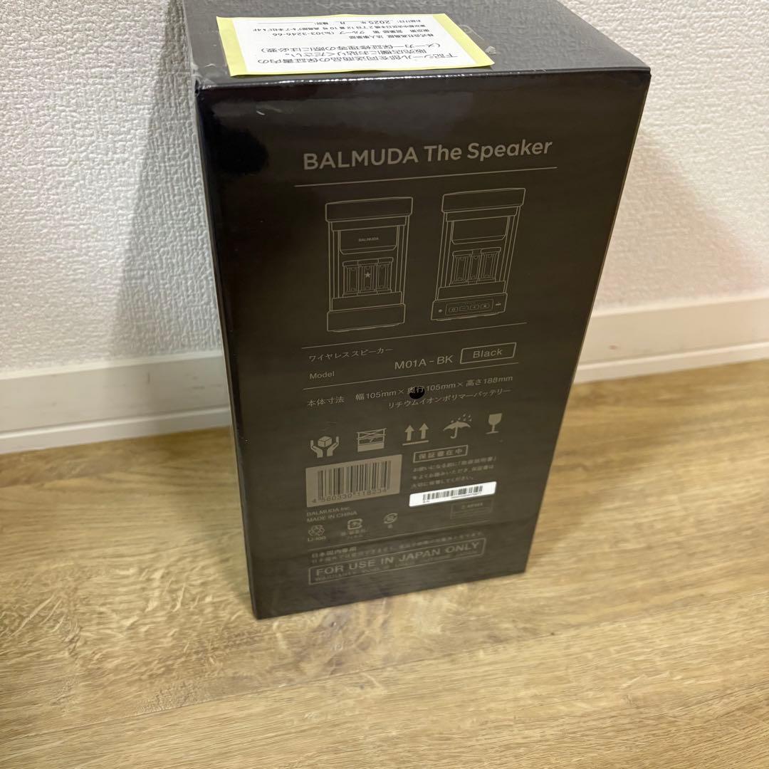 【新品未開封】BALMUDA The Speaker M01A-BK Black