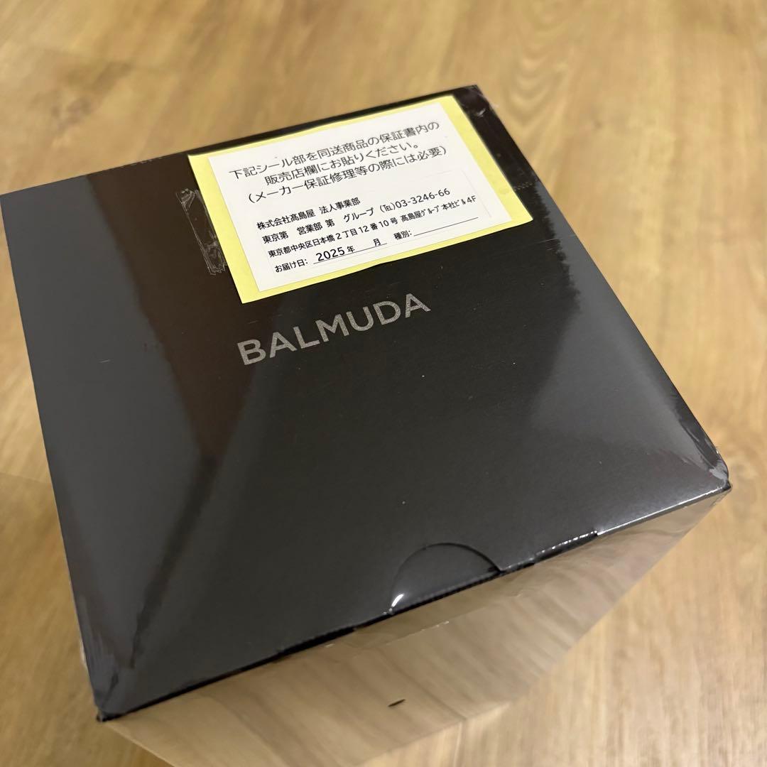 【新品未開封】BALMUDA The Speaker M01A-BK Black