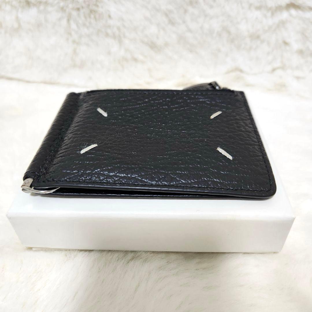 ✨極美品　付属品完備✨マルジェラ　マネークリップ　ケース　ステッチ　シボ革