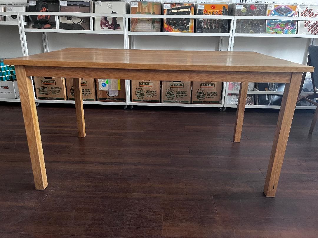 【無印良品】オーク　無垢材　ダイニングテーブル　美品