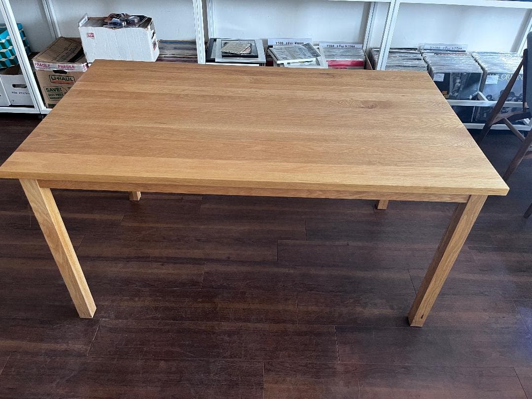 【無印良品】オーク　無垢材　ダイニングテーブル　美品