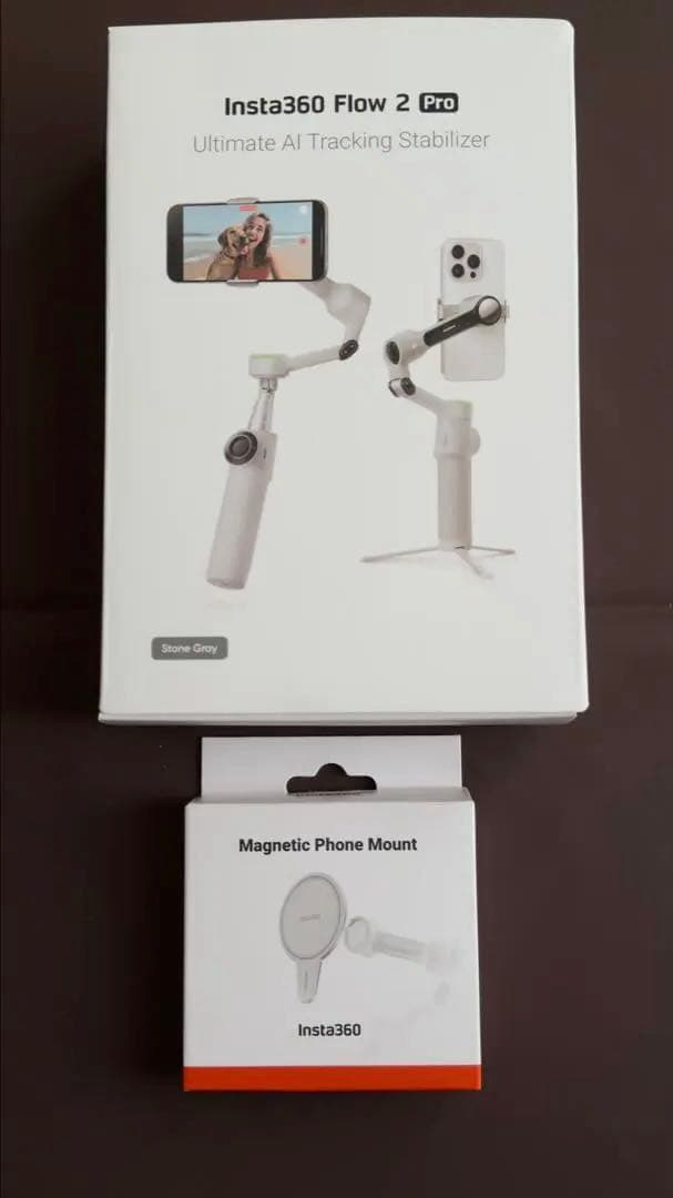 Insta360 Flow 2 Pro MagSafe 磁気マウント付き