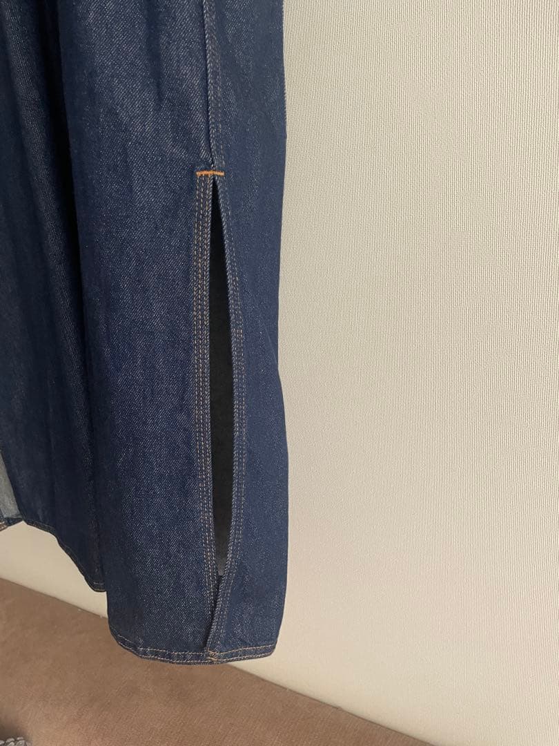 【美品】MM6 デニムチュニックワンピース 38