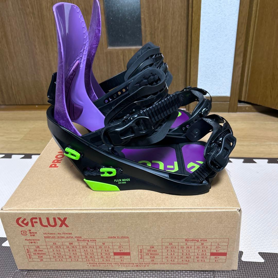 22-23 FLUX フラックス CVパープル Mサイズ ビンディング