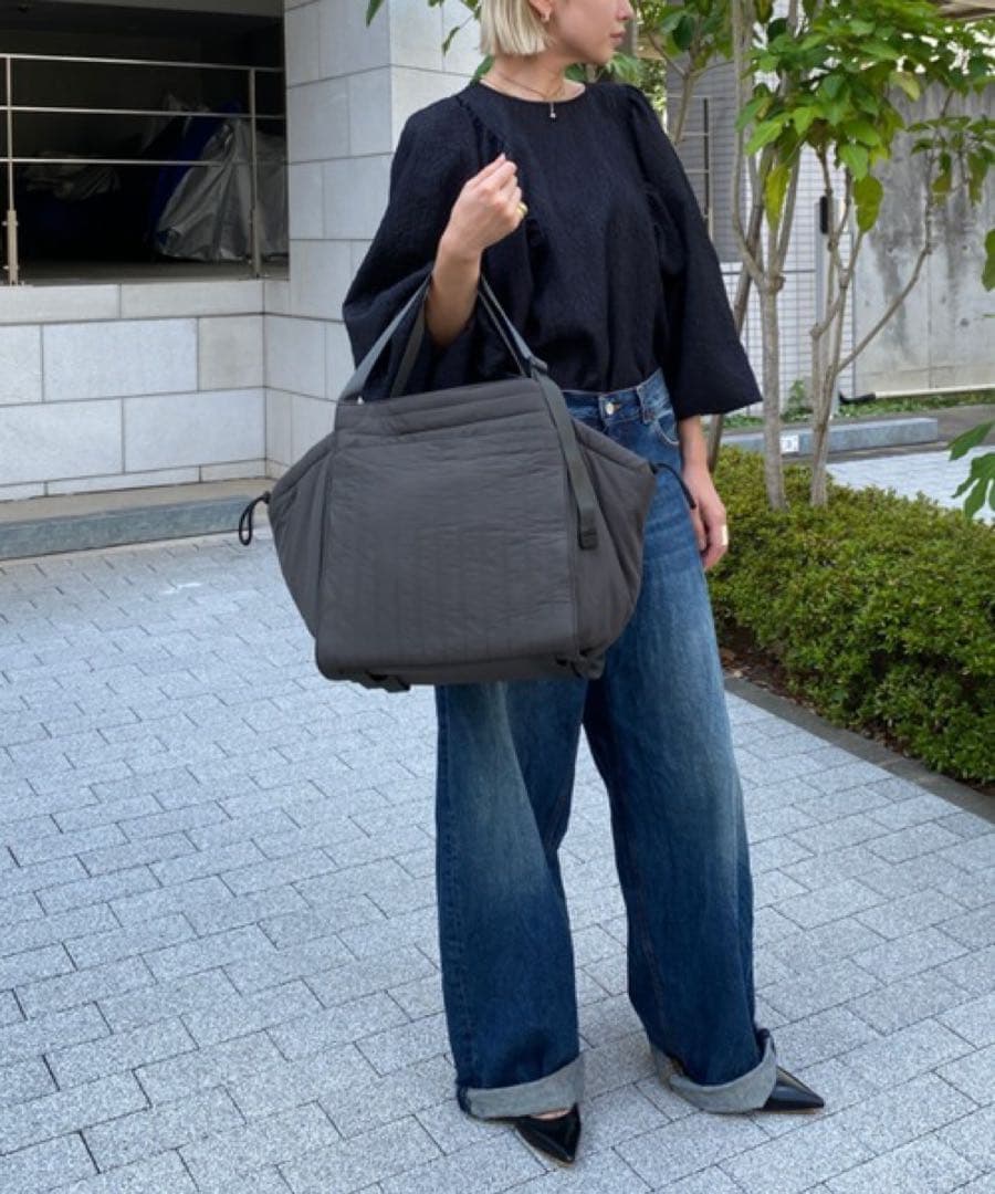 SOLPRESA 洗える 軽量＆大容量　キルティング マザーズバッグ（Mサイズ）