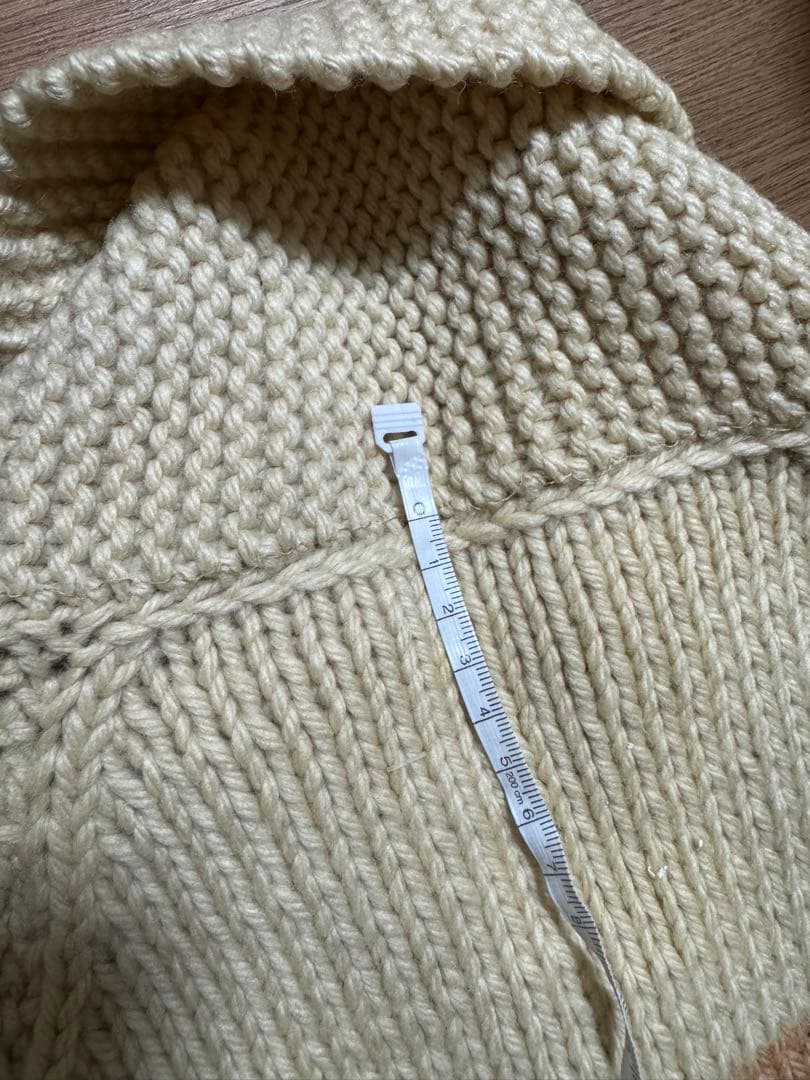 ビンテージ 70s バッファロー カウチンセーター TALONジッパー 古着