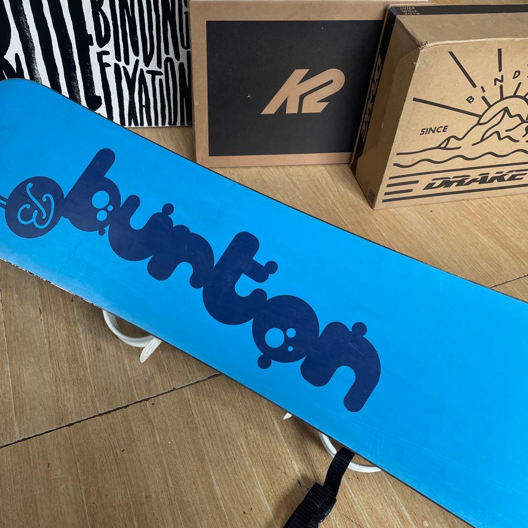 BURTON　キッズスノーボードセット　126cm　バートン　バイン付3点セット