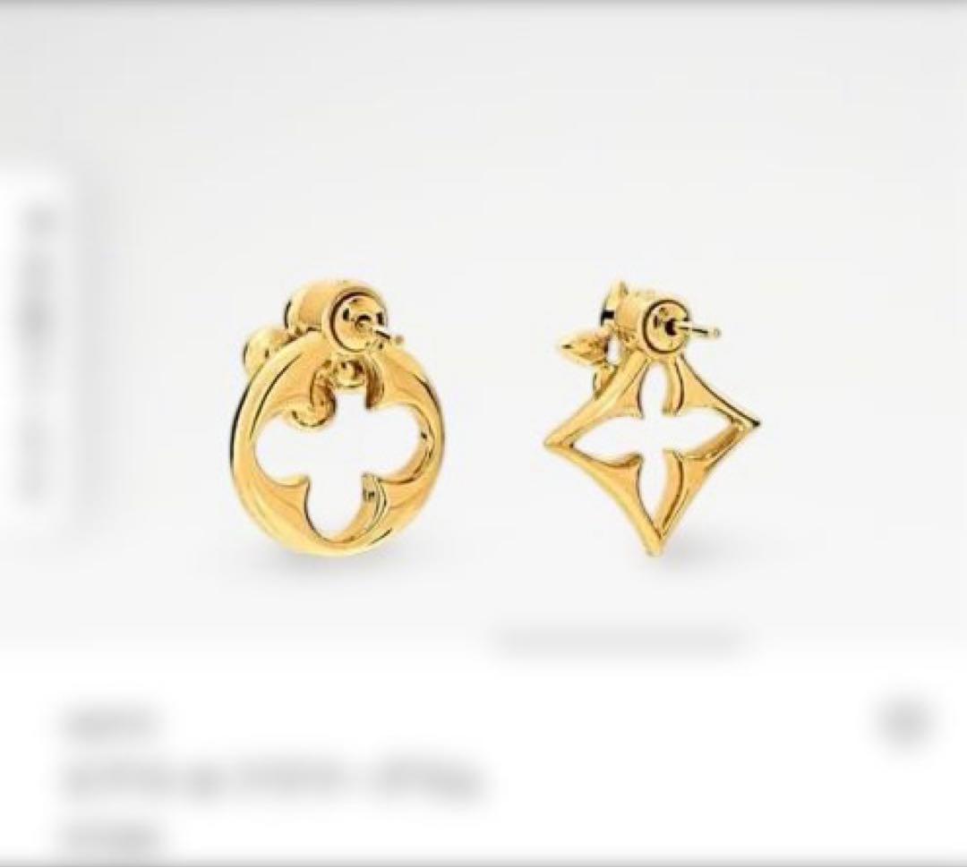 Louis Vuitton ピアス フラワーグラム