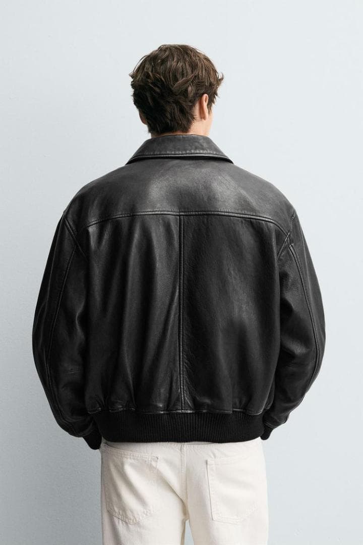 ZARA ザラ レザーポケットジャケット S
