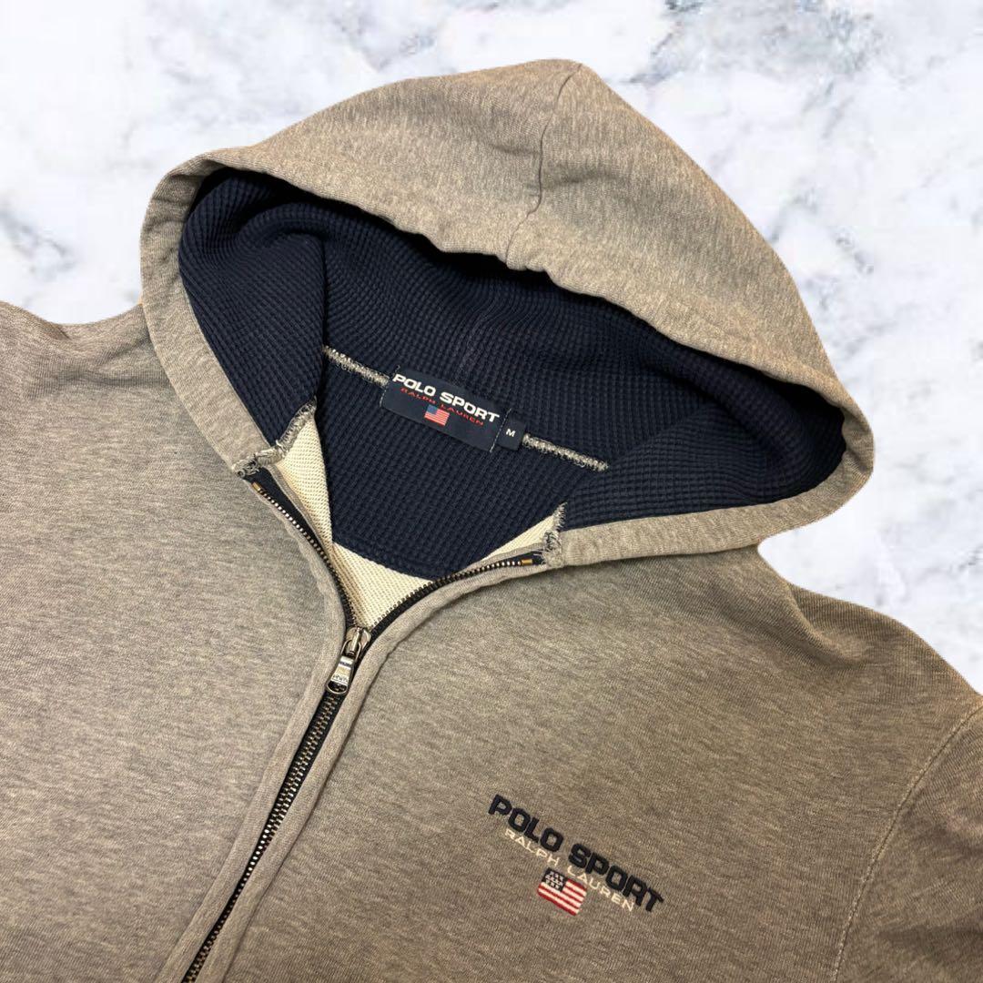 POLO SPORTS ポロスポーツ ラルフローレン ジップパーカー 90s