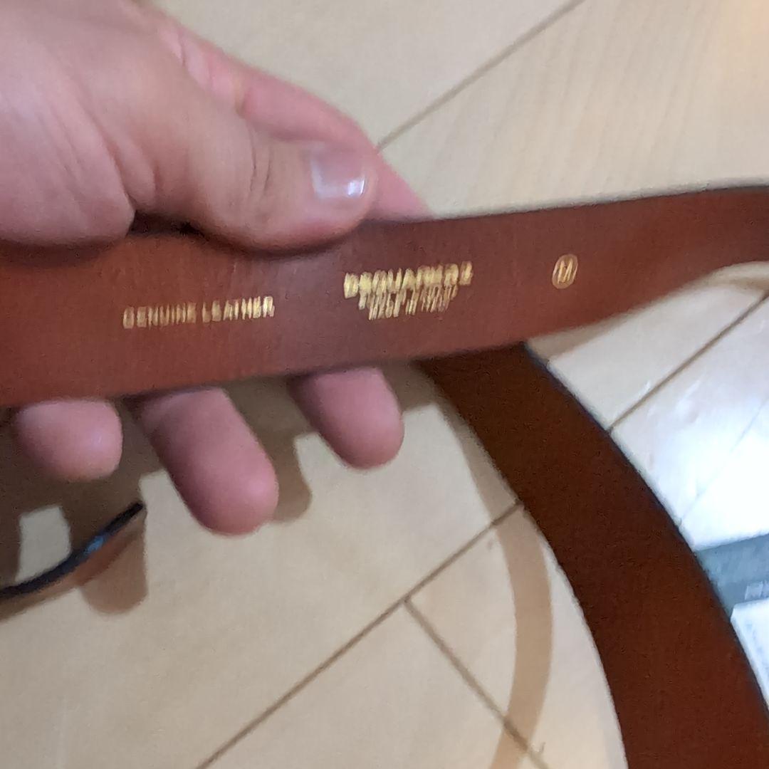 新品未使用品　DSQUARED2 ベルト Mサイズ ブラウン