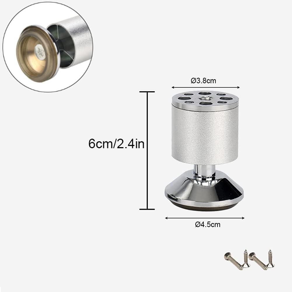 ☆高さ調節可能 家具脚 コーヒーテーブル足 ソファ脚 (6cm) 4個