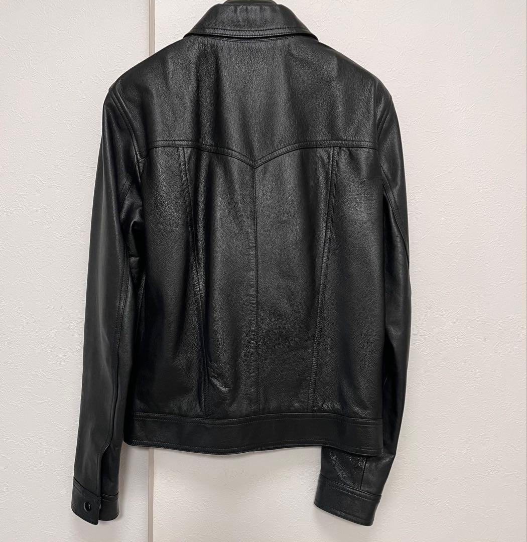 新品同様 15SS サンローランパリ ウェスタンレザージャケット 44